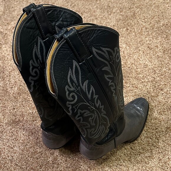 Vintage Justin Cowboy Boots Women's Size 8 - Picture 5 of 8